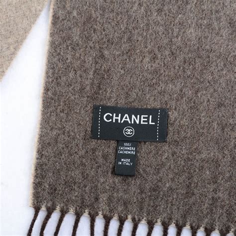 chanel scarf bag price|chanel brown cashmere scarf.